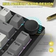 Клавиатура AJAZZ AK820 Black-Yellow Игровая Проводная Механичиская, RGB, Moon Yellow Switch - изображение 9