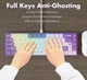 Клавиатура AJAZZ AK680 White-Purple Игровая Проводная Механичиская - изображение 9