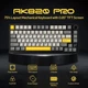 Клавиатура AJAZZ AK820 PRO Black-Yellow Игровая Беcпроводная Механическая, RGB, Flying Fish Switch - изображение 1
