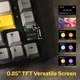 Клавиатура AJAZZ AK820 PRO Black-Yellow Игровая Беcпроводная Механическая, RGB, Flying Fish Switch - изображение 9