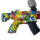 Игрушечный автомат на орбизах M416 Цветной принт с глушителем USB аккумулятор - изображение 5
