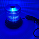Автомобільний Led Дхо стробоскоп мигалка синього кольору 12-24 вольта на дах авто з магнітами 12 см - зображення 8