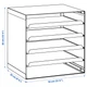Лоток для хранения писем IKEA HARVMATTA ГАРВМАТТА 32х25х32см, 205.785.85 - изображение 5