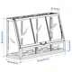 Мини-теплица для растений IKEA ÅKERBÄR ОКЕРБЭР 45х22х35 см, 505.371.69 - изображение 7