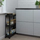 Тележка IKEA VESKEN ВЕСКЕН 54x18x71 см, 604.712.24 - изображение 2