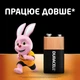 Батарейка Лужні батарейки Duracell 9V, 1 шт. в упаковці - изображение 4
