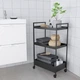 Этажерка тележка IKEA NISSAFORS НИССАФОРС 30x50x83 см, 203.997.77 - изображение 3