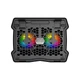 Підставка-кулер для ноутбука MeeTion CoolingPad CP2020 з RGB-підсвіткою, чорний - изображение 5