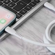 Кабель для зарядки айфона iphone airpods Proove Eternal Type-C to Lightning 27W (1m) Белый - изображение 2