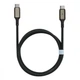 Кабель Proove Dense Metal Type-C to Type-C 60w (1m) black - зображення 4