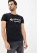 Чоловіча Футболка бавовняна довга чоловіча Airboss Mars logo 2XL Black (MSU357746) - изображение 2