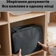 Сумка органайзер 7104 Black дорожный кейс для документов кодовый замок - изображение 8