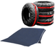 Набір Чохли для коліс UFT Wheelcover 2 R17-R19 з ручками 4 шт Чорні з червоним (UFTWheelcover2L) + Автомобільний чохол накидка на лобове скло UFT Windshield 3 з магнітами 210 х 125 см (UFTwindshield3) - зображення 1
