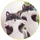 Мягкая игрушка Кот Батон 70 см тёмно-серый - изображение 3