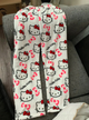 Пижамные плюшевые Штаны Hello Kitty хелоу китти белые размер XL - изображение 1