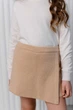 Вязаные шорты-юбка детские ART KNIT бежевые, 128-134см 039545 - изображение 2