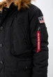 Парка Alpha Industries N-3B Alpine Parka MJN49503C1 XS Black (640631825407) - изображение 7