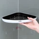 Полиця кутова клейка MVM BP-26 пластикова Біло-чорна (BP-26 WHITE/BLACK) - зображення 6