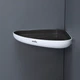 Полиця кутова клейка MVM BP-26 пластикова Біло-чорна (BP-26 WHITE/BLACK) - зображення 8