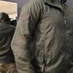 Тактична вітрівка Attam з магнітом олива розмір XL - зображення 8
