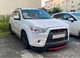 Пластикова губа на бампер Mitsubishi ASX молдинг бампера спідниця універсальна чорний. - зображення 2