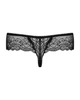 Трусики- стринги кружевные черные Obsessive Miamor L/XL - изображение 5