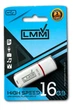 Флешка USB 16GB LMM Classic белая usb 2.0 влагозащищенный корпус скорость до 480 Мбіт/с - изображение 1
