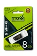 Флешка USB 8GB LMM Mini Fit металлический корпус влагозащищенный 480 Мбіт/с - изображение 1