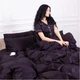 Простынь MirSon Black Pearl 0055 220х240 см (2200000674449) - изображение 7