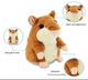 Говорящий хомяк-повторюшка Kronos Toys темно-коричневый (V3414) - изображение 3