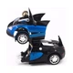 Машинка детская на радиоуправлении Трансформер Bugatti Robot Car Size 18 Синяя с черным - изображение 2
