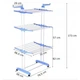 Универсальная сушилка SmartUS для белья 3 Tiers Garment rack 170 см - изображение 5