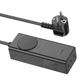 Мережевий подовжувач Hoco NS4 (1 USB, 2 Type-C, 1 розетка, до 4000 Вт, швидка зарядка, довжина кабелю 1.5 метра) - Чорний - зображення 5