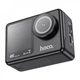 Экшн камера Hoco DV101 (видео, фото, 4K, 2 экрана, Wi-Fi, microSD до 128 ГБ, 900 мАч, водонепроницаемость до 30 метров) - Черный - изображение 4