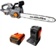 Пила ланцюгова акумуляторна GTM CS56/3000BL KIT 56 В шина 45 см 62 ланцюг 3/8P 11 мм 4 Аг + зарядний пристрій (CS56/3000BL_KIT) - зображення 2