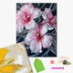 Алмазная мозаика Brushme на подрамнике Розовый гибискус 25x25 см (BH006) - изображение 2
