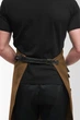 Фартук для бариста тканевый Jackson Canvas Коричневый рабочий, для бармена с карманом,передник для официанта - изображение 4