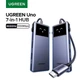 Концентратор 7-in-1 UGREEN CM888 Uno Q Pro Robot для MacBook Pro/Air, iPad Pro, Surface, XPS, Thinkpad HDMI 4K@60Hz, PD100W Charging, USB A+C HUB, RJ45 Grey (45155) - зображення 2