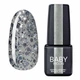 Гель-лак BABY Moon Dance Diamond №19 серебряный глиттер на полупрозрачной основе, 6 мл - изображение 1