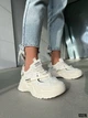 Женские кроссовки на толстой подошве Swin Shoes 36р(22.5см) бежевые эко-кожа сеточка (12276-36) - изображение 4