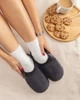 Тапочки домашние махровые закрытые утепленные Графит Maybel 38-39 (2971_3) - изображение 2