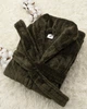 Халат женский махровый длинный Батал без капюшона Хаки Maybel 2XL (3230) - изображение 4