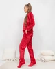 Пижама костюм домашний махровый кофта со штанами Бордовый Maybel 2XL (1815_5) - изображение 2
