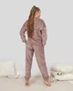 Пижама костюм домашний махровый кофта со штанами Мокко Maybel M (2757_2) - изображение 3