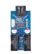 Адаптер Розширювач портів з 1x 9-контактний USB 2.0 на 2x 9-контактний USB 2.0 Синій - зображення 2
