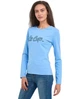 Футболка с длинным рукавом (лонгслив) женская Lee Cooper 20196181.E84 L голубая (5942723123442) - изображение 6