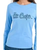 Футболка с длинным рукавом (лонгслив) женская Lee Cooper 20196181.E84 L голубая (5942723123442) - изображение 5