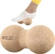 Массажный мяч двойной 4FIZJO Lacrosse DuoBall Cork 6.5 x 13.5 см (P-5907739319586) - изображение 1
