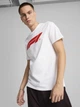 Футболка хлопковая длинная мужская Puma Essentials 63326402 M White с принтом (4067984468130) - изображение 1