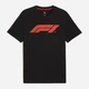Футболка хлопковая длинная мужская Puma Essentials 63326401 M Black с принтом (4067984467997) - изображение 4